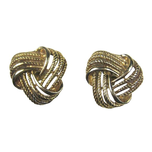 Bluette Vintage Shoe Clip Set 2 Goldtone 1 In Pin France - Picture 1 of 8